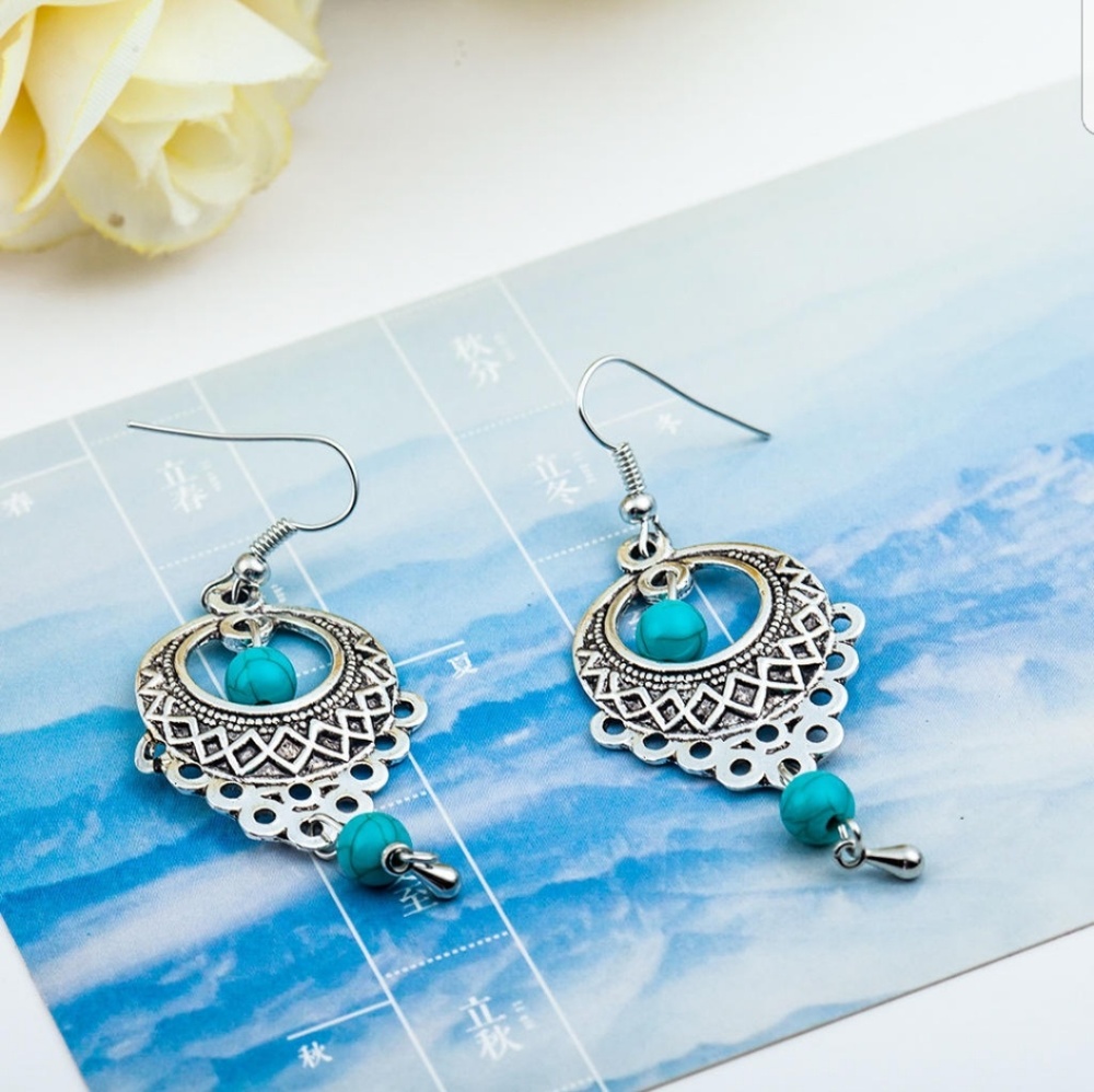 Vintage Turquoise Earrings NWOT